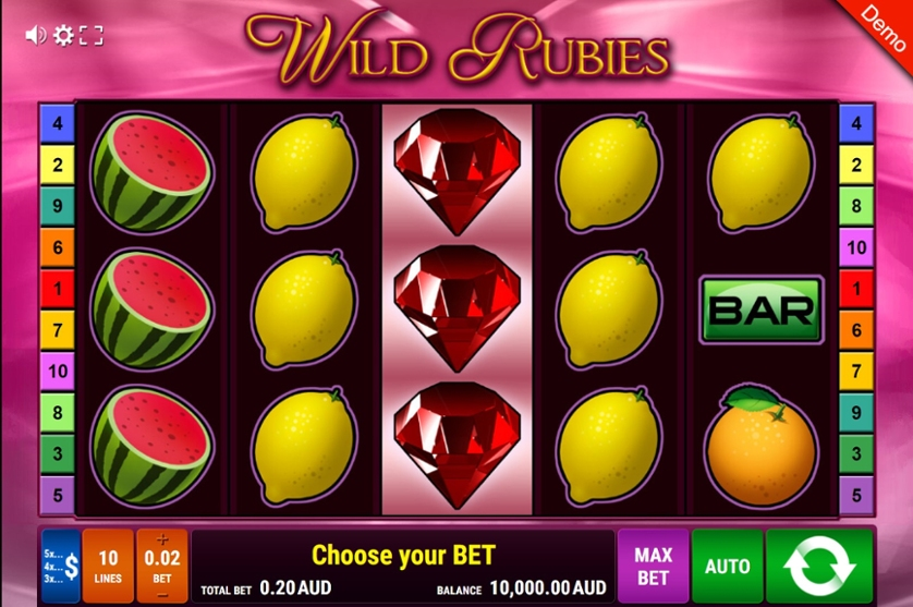 Wild Rubies - slot games cho anh em đam mê hoa quả
